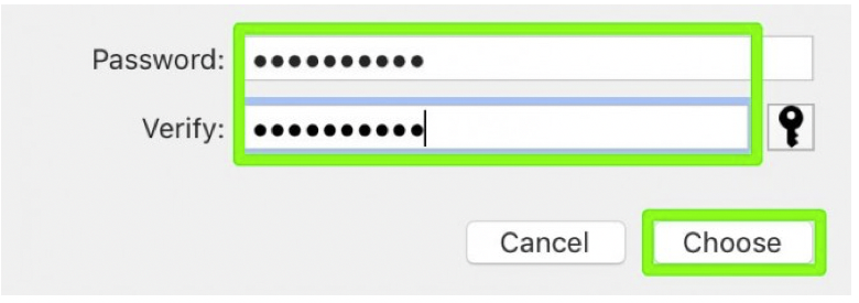 how to password lock a folder on mac